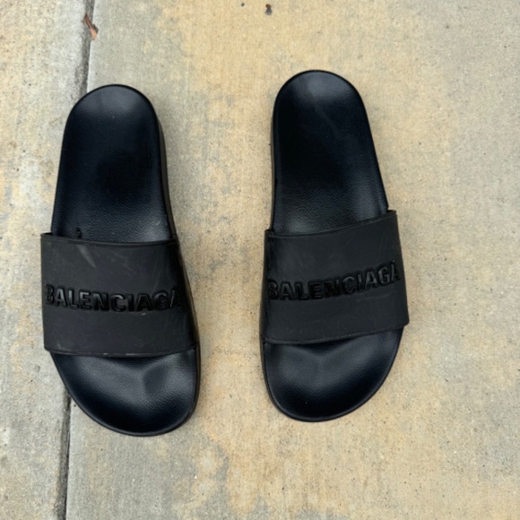 Balenciaga slides size 9 1/2 - Picture 3 of 4